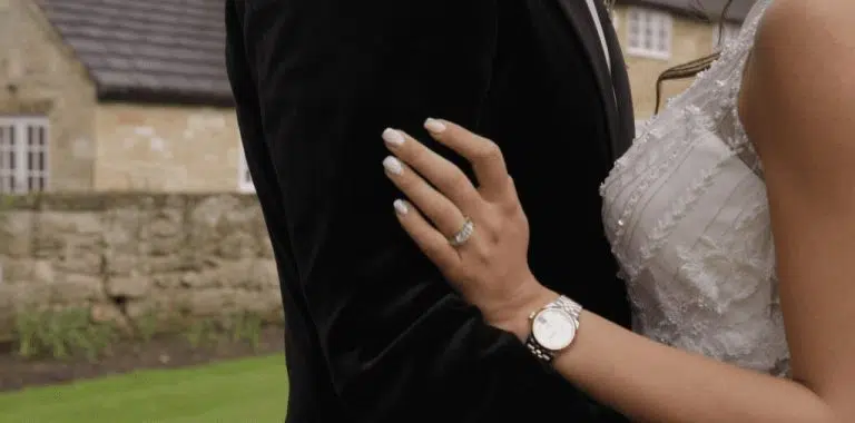 Couple portrait captured for their wedding film